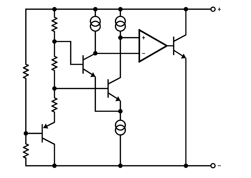 框图 - Texas Instruments REF1112并联电压基准